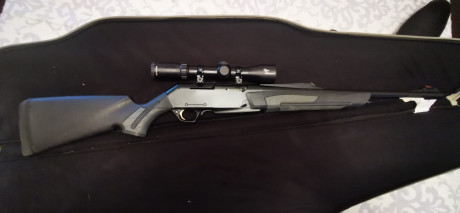 Hola

Se vende: 

Browning Bar MK3 Composite Fluted 30.06
Visor Burris black diamond punto rojo de 1.5 01