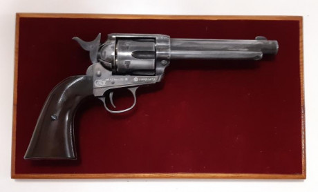 Revolver de co2 bbs colt peacemaker envejeciendo 
2 usos caja original y en perfectas condiciones.
Precio 00