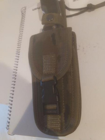 Cuchillo Perseo Factoria Descom ,totalmente nuevo no ha cortado ni papel.
-Dimensiones:
15cm de hoja
28cm 00