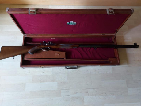 Vendo Alexander Henry cal. 45 de AMR, cañón octogonal de 82 centímetros y paso 1:20, diopter y túnel. 02