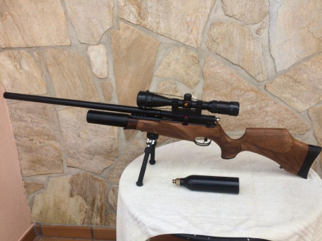 Vendo carabina PCP de la marca inglesa BSA, modelo R-10 MK2. Tiene recien puesta la vàlvula reguladora 00
