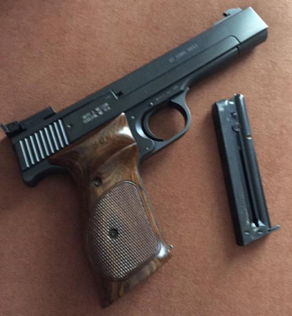 Vendo pistola Smith Wesson mod 41 cal 22,magnifico estado,precio recomendado por el distribuidor (Borchers) 01