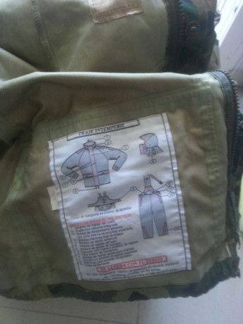 30€ las dos prendas envio incluido por mensajeria.

Chaqueton intemperie+camisa 22