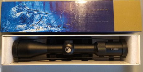 Usado en un 270 que acabo de vender con menos de 20 tiros. tiene reticula iluminada en rojo y verde. Muy 02