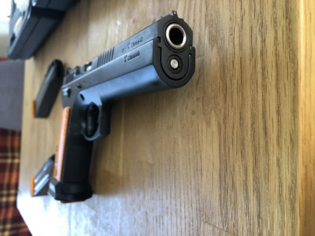 Vendo CZ 75 TSO, calibre 9mm, comprada en septiembre de 2019,
con alza LPA micrométrica. El precio de 00