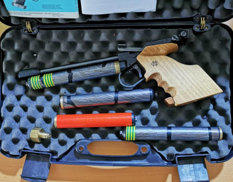 VENDIDA SE PUEDE RETIRAR!!! Vendo walther CP3 con 4 bombonas de co2, cacha Morini Maltin grande para 2 00