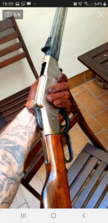 Buenas.
Lo dicho busco alguna arma larga para colgar en la pared. Una buena replica en madera y metal. 120