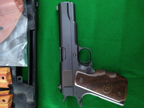 VENDIDA pistola Colt 1991 cal/ 9 mm. Su estado es excelente, disparador afinado y seguro de empuñadura 01