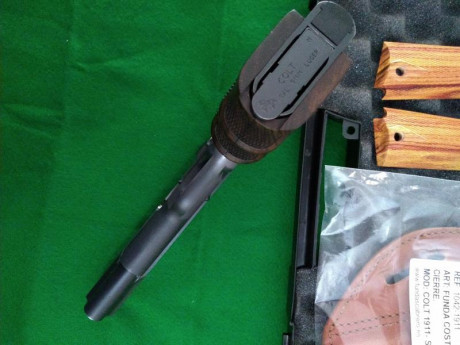 VENDIDA pistola Colt 1991 cal/ 9 mm. Su estado es excelente, disparador afinado y seguro de empuñadura 12