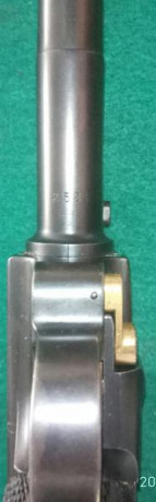 Se vende luger artillería, fabricada por DWM en 1915, este arma quedó en quinta posición en el segundo 10