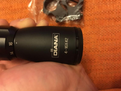 Vendo visor Diana con poco más de dos meses y usado cinco o seis veces,montado en una pcp
Está en perfecto 01