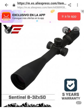 Hola a todos,estoi a la compra de una hw 97k y estoi en busca de un visor,busco algo con unos aumentos 100