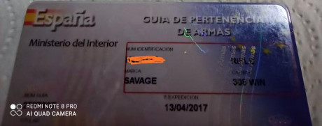 Vendo Savage 308 para tiro  de precisión por falta de sitio en el armero, el rifle está en muy buenas 01