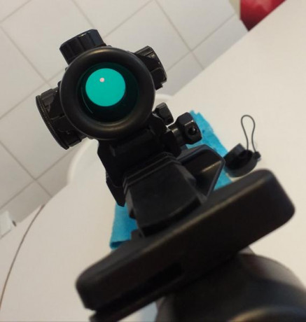 Se vende carabina en perfecto estado, incluye punto rojo Bushnell, bipode UTG, dos cargadores. Se entrega 52