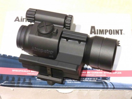 VENDIDO

Nuevo, estrenado para fotos. Visor de punto rojo AIMPOINT ACO (AIMPOINT CARBINE OPTIC). Incluye 01