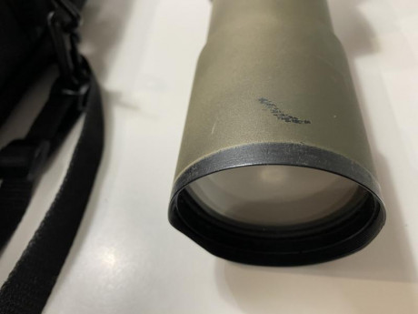 Vendo telescopio terrestre Zeus TS1260, 12-60x60. Tiene un golpe en la campana pero no impide su funcionamiento. 01