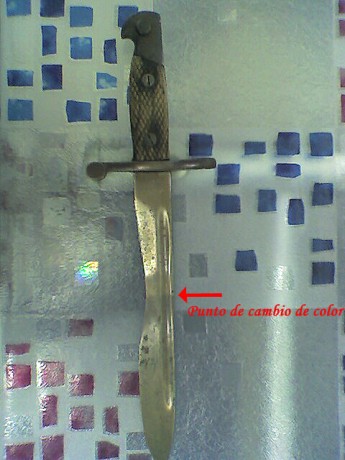 Hola compañeros, recientemente me he hecho con esta bayoneta, y me gustaría limpiarla, quitar el óxido 160