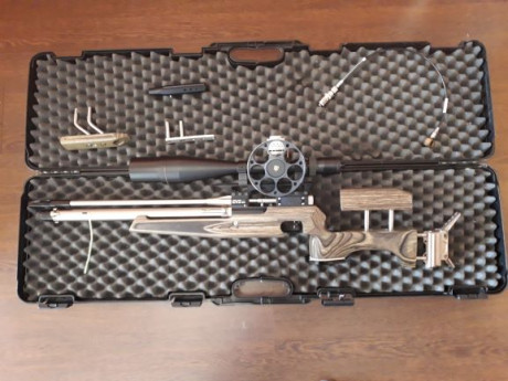 Vendo Air Arms EV2 mui pouco uso, e mira Nikko Sterling 10-50x60 MK3. Va con air striper e outros extras 02
