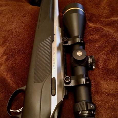 Hsce solo unos dias que  mi último rifle, el SAUER 100 CERATECH 6,5 CREEDMORE, junto con su LEUPOLD VXH5 11