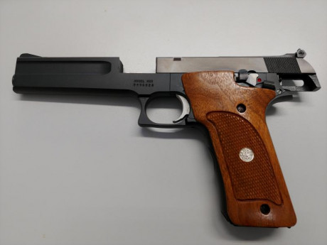 Vendo Smith&Wesson 422. Cal 22 sin apenas uso.
Motivo: hacer hueco para otro calibre más grande.
150 00