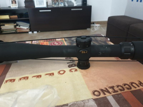 Vendo visor bsa chino 8-32×44  en perfecto estado con paralelaje lateral tubo de 30 reticula mildot  montado 00