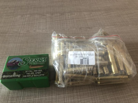 Vendo 100 vainas Hornady completamente nuevas.
Una caja de 100 puntas sierra 2140 de 165grn.
Están sin 01