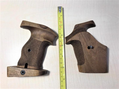 Se venden cachas anatómicas de madera, en estado perfecto, de un S&W k-14, según la armería es talla 00