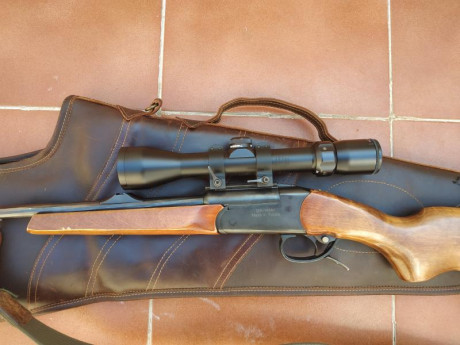 Se vende monotiro Baikal en cal 30/06, con monturas y visor Bushnell 1'5-6x42. Esta en perfecto estado 00