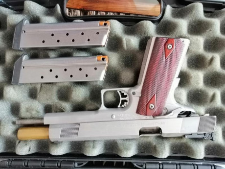 Vendo pistola Infinity de 6 pulgadas.
Calibre 38 S.A. Ideal tiro precisión. 
Se entregaría con unas 500 00