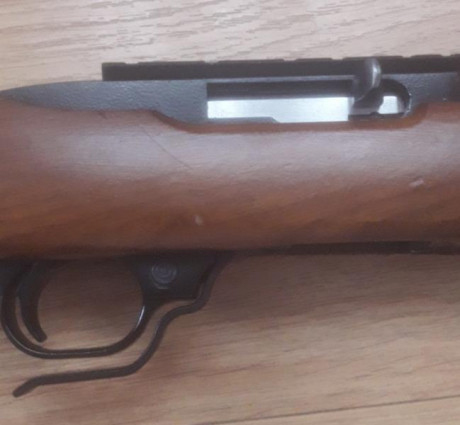 Vendo carabina Ruger 10/22 en buen estado, palanca del cargador sobredimensionada...con una leve presión 10