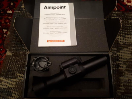 Buenas
Vendo punto rojo Aimpoint  9000L 4 MOA
Estado impecable.
SOLO VENDO
Características:
- Ampliación: 00