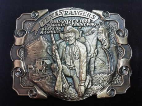VENDO hebillas tipo Western o Rodeo, de gran calidad de diseño y fabricación, de latón macizo, procedentes 12