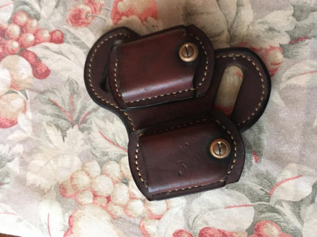 Vendo porta cardores monoilera para 1911 calibre  45 IPSC auténticos de cuero y con marca de los que  00