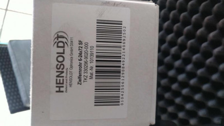 Hola se vende visor Hensoldt Zeiss 6-24x72 retícula mildot tubo de 34mm con monturas sphur comprado nuevo 02