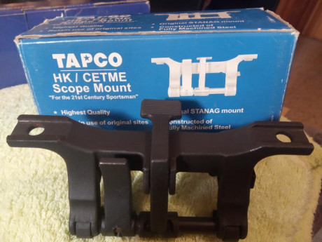 Buenas a todos!!

Os presento la montura para MP5, pero que originalmente viene especificada para HK/CETME 02