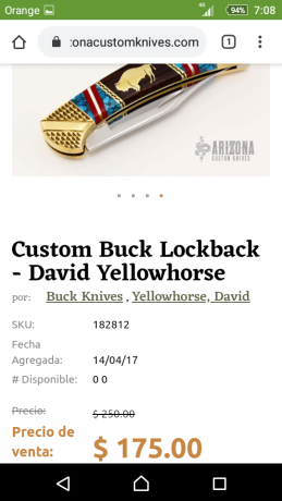 Hola compañeros,tengo desde hace tiempo una navaja buck fabricada por yellow horse impoluta y en vitrina,un 40