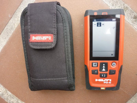 Por cese de actividad vendo medidor laser Hilti, con mirilla integrada y un alcance de 200 metros.
Mide 00