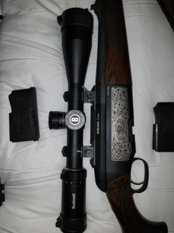 Buenas tardes:
Vendo Mannlicher Luxus de zurdo en calibre 270 win y cañón del 30.06 spg todo por 2.500 00
