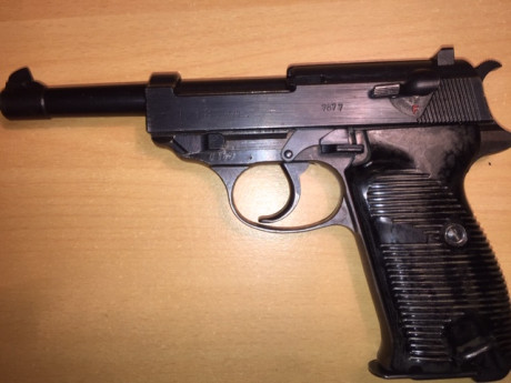 SE HA REBAJADO DE PRECIO-Se trata de una pistola Walther P 38 con el código CYQ  (Speewerke) y por su 02