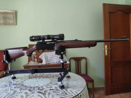 Vendo bar 2 en 9,3x62. En muy buen estado. Con visor tasco titán 1,5-6x42, y monturas apel.
Preferiblemente 01