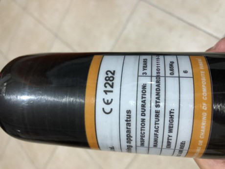 no se a llegado a montar era para un proyecto pero se vendió  la carabina es de medio litro y 300 bares 11