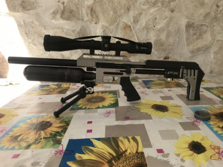 Vendo mi Fx Impact calibre 5,5 color plata en perfecto estado. Cañón de 60 cm cargador de 18 tiros , en 00