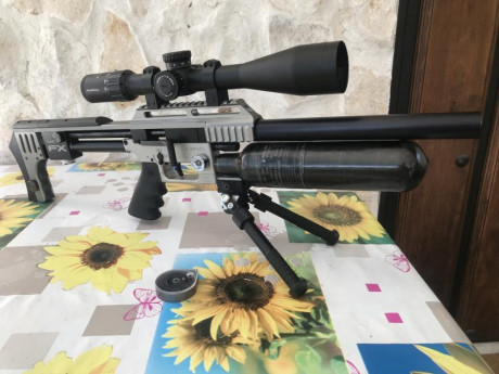 Vendo mi Fx Impact calibre 5,5 color plata en perfecto estado. Cañón de 60 cm cargador de 18 tiros , en 20