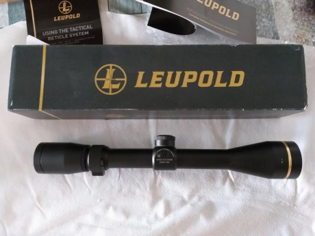 Saludos a todos .pongo en venta un visor leupolp
Estado nuevo solo probado.en una modalidad de br
Si le 01