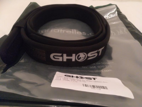 Hola a todos. Vendo este cinturón Ghost, 110 cm, por 36€. Como digo, está sin estrenar. Lo compré (En 00