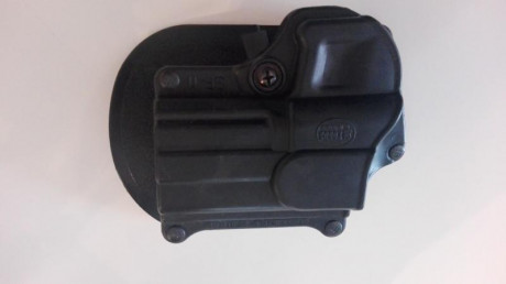 Buenas tardes,

Vendo funda rígida Fobus con tornillo ajustable.
Es para glock 19 o pistolas similares 01