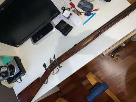 Precios para el mes de Marzo de 2021:

- Mortimer Maximilian Target de Pedersoli, calibre 54 --> 875€ 150