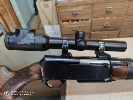 VENDO RIFLE BROWNING BAR 2 CAL 300 CON MONTURAS APELL Y VISOR SWAROSKY 1-6X24  REVISADO EN 1250€. 02