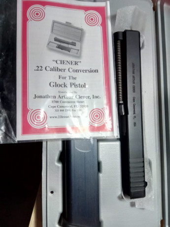 Pues eso compis vendo este Kit del 22LR para GLOCK....
Está casi nuevo, yo no le doy uso, no tiro con 00