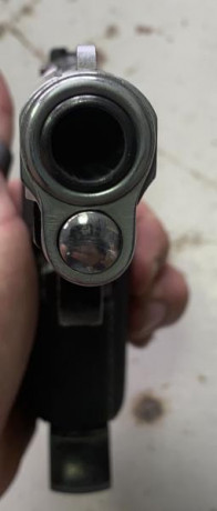 Buenas.

Pongo a la venta una pistola STAR PD en Cal.45 con la corredera cromada en blanco.

Tiene sus 00